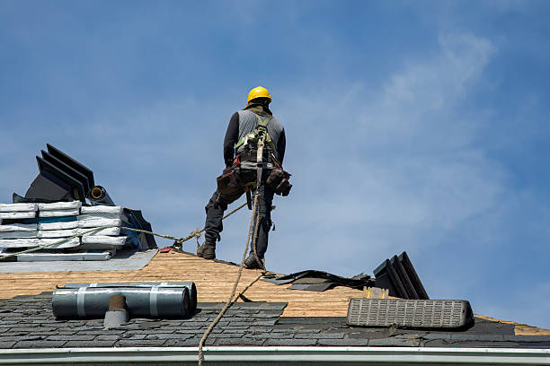 Professional Metal Roofing technician working in Newport, RI